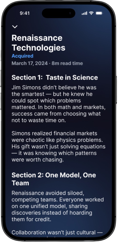 Daily Feed Screenshot
